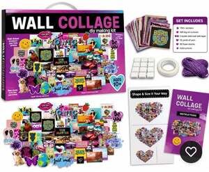 Wall Collage Kit 1000+ Stickers Prints Teen Girls Bedroom Decor DIY NIB